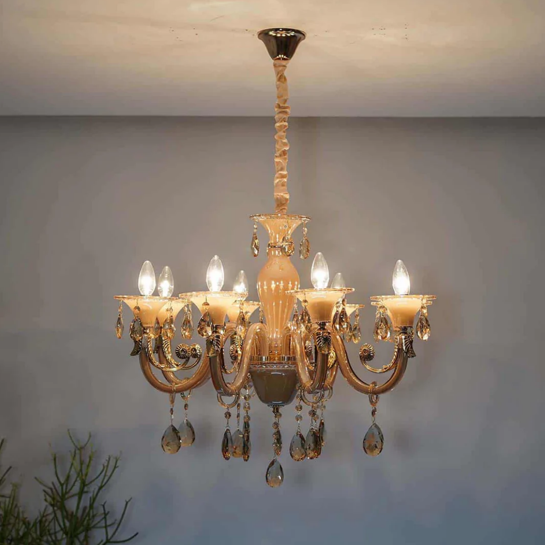 Crystal Drop Chandelier
